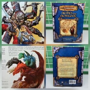 Dungeons & Dragons Deities and Demigods 3.5 Edition 2002 Hardcover